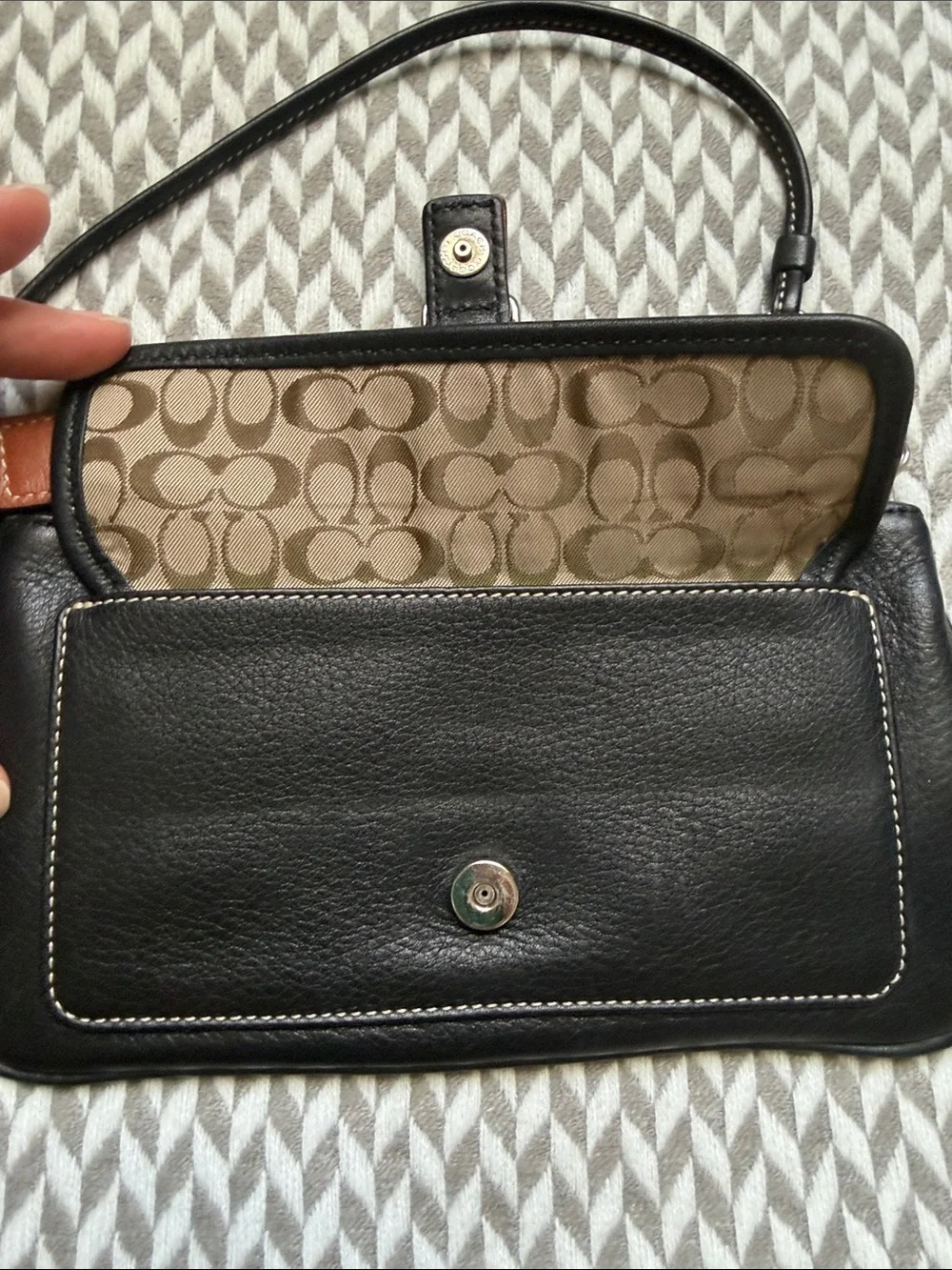 Coach Leather Wristlet